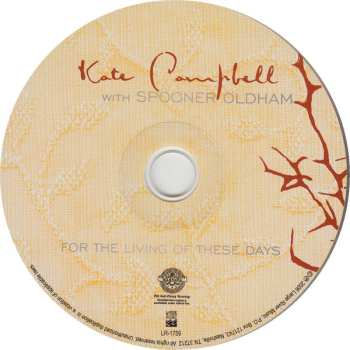 CD Spooner Oldham: For The Living Of These Days