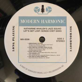 LP Katharine Whalen: Let's Get Lost: Songs Chet Sang