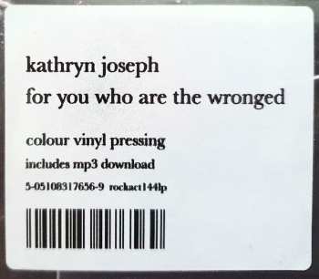 LP Kathryn Joseph: For You Who Are The Wronged CLR
