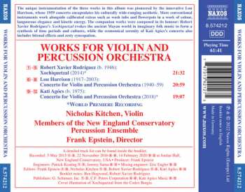 CD Lou Harrison: Works For Violin And Percussion Orchestra