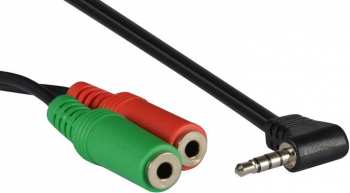 Audiotechnika KAW001 - ADAPTÉR 3,5 JACK 4 POL