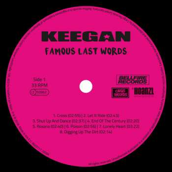 LP Keegan: Famous Last Words