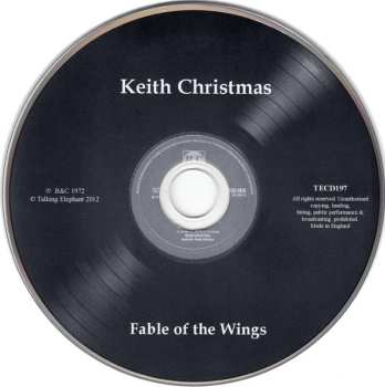 CD Keith Christmas:  Fable Of The Wings 