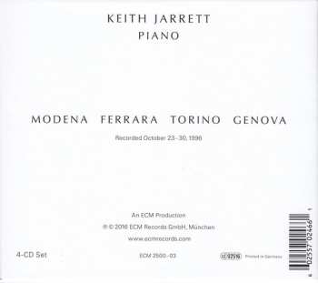 4CD/Dobozkészlet Keith Jarrett: A Multitude Of Angels