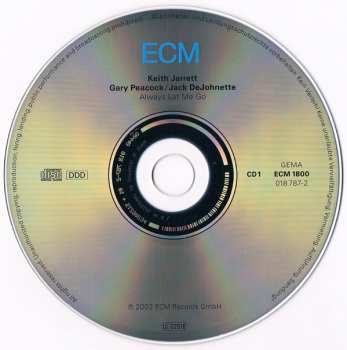 2CD Jack DeJohnette: Always Let Me Go