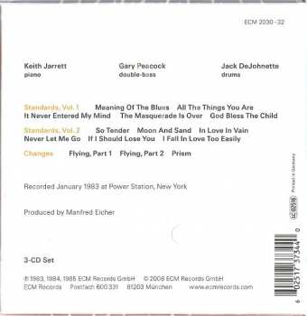 3CD/Dobozkészlet Keith Jarrett Trio: Setting Standards - New York Sessions LTD