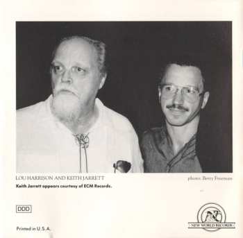CD Keith Jarrett: Works By Lou Harrison: Piano Concerto - Suite For Violin, Piano And Small Orchestra