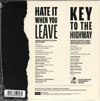 SP Keith Richards: Hate It When You Leave / Key To The Highway LTD