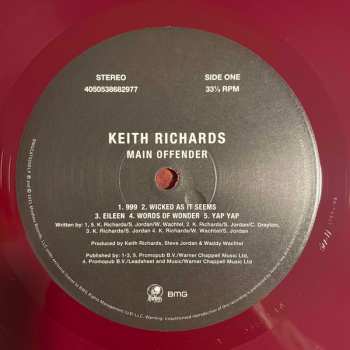 LP Keith Richards: Main Offender CLR