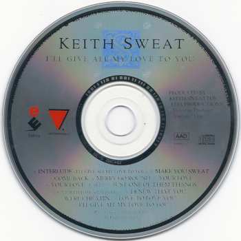 CD Keith Sweat: I'll Give All My Love To You