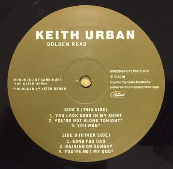 2LP Keith Urban: Golden Road