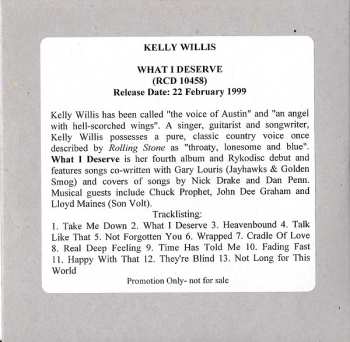 CD Kelly Willis: What I Deserve