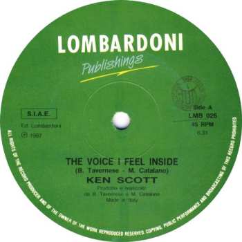Album Ken Scott: The Voice I Feel Inside