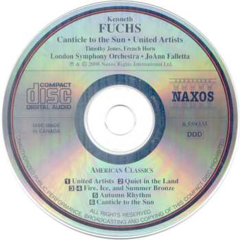 CD The London Symphony Orchestra: Canticle To The Sun • United Artists