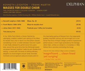 CD Frank Martin: Masses For Double Choir