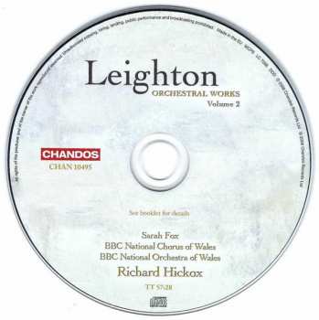 CD Richard Hickox: Orchestral Works, Volume 2