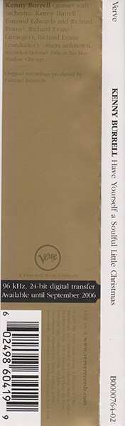 CD Kenny Burrell: Have Yourself A Soulful Little Christmas