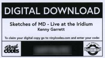 2LP Kenny Garrett: Sketches Of MD (Live At The Iridium Featuring Pharoah Sanders)