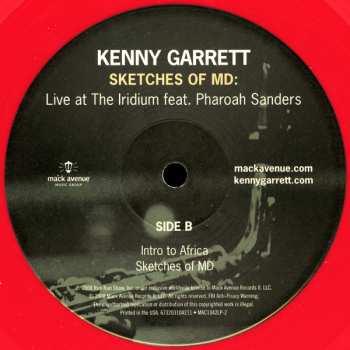 2LP Kenny Garrett: Sketches Of MD (Live At The Iridium Featuring Pharoah Sanders)