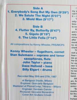 LP/CD Kenny Wheeler Quintet: Flutter By, Butterfly