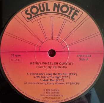 LP/CD Kenny Wheeler Quintet: Flutter By, Butterfly