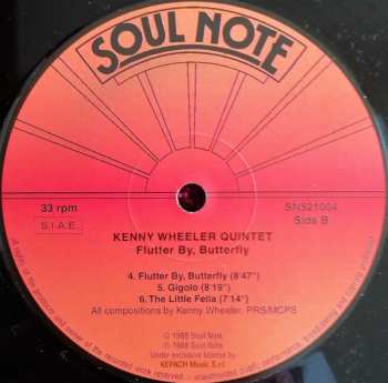 LP/CD Kenny Wheeler Quintet: Flutter By, Butterfly