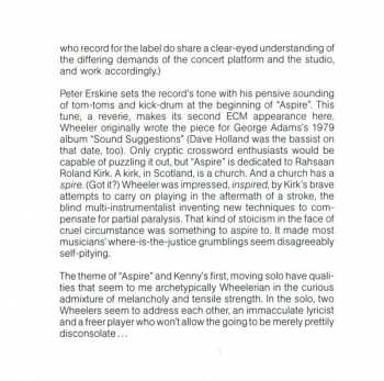 CD Kenny Wheeler Quintet: The Widow In The Window