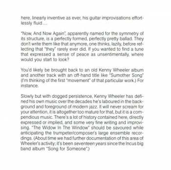 CD Kenny Wheeler Quintet: The Widow In The Window