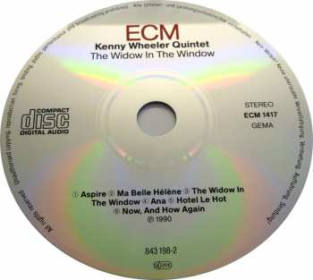CD Kenny Wheeler Quintet: The Widow In The Window