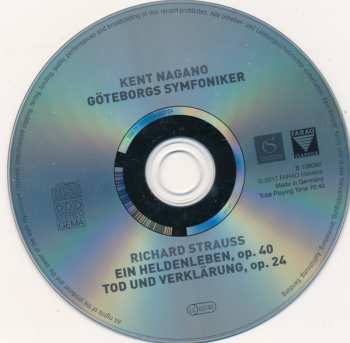 CD Richard Strauss: Ein Heldenleben; Tod Und Verklarung