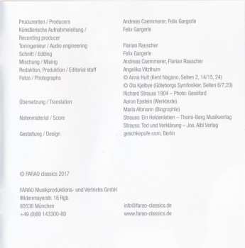 CD Richard Strauss: Ein Heldenleben; Tod Und Verklarung
