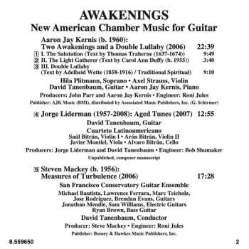 CD Steven Mackey: Awakenings. New American Chamber Music For Guitar