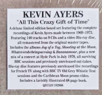 9CD/Dobozkészlet/Blu-ray Kevin Ayers: All This Crazy Gift Of Time (The Recordings 1969-1973) LTD