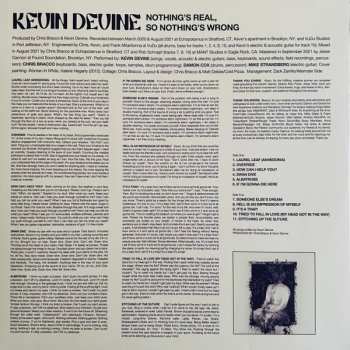 LP Kevin Devine: Nothing's Real, So Nothing's Wrong CLR | LTD