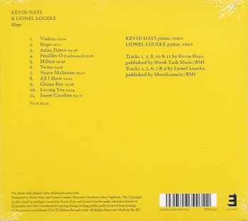 CD Lionel Loueke: Hope