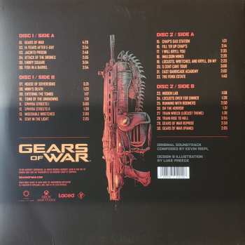 2LP Kevin Riepl: Gears Of War The Original Soundtrack CLR