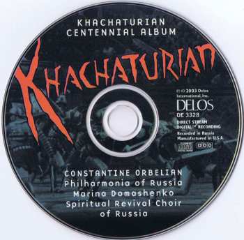 CD Aram Khatchaturian: Khachaturian Centennial Album