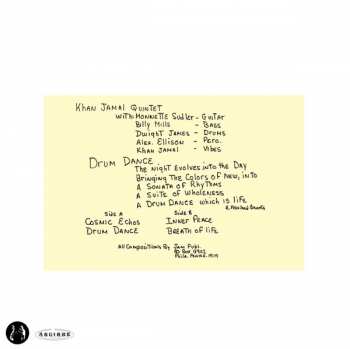 LP The Khan Jamal Creative Arts Ensemble: Drum Dance To The Motherland LTD