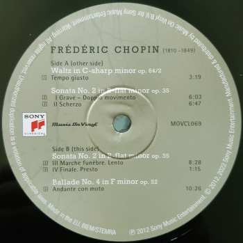 2LP Frédéric Chopin: Chopin