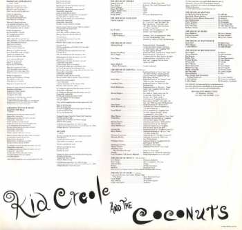 LP Kid Creole And The Coconuts: Private Waters In The Great Divide