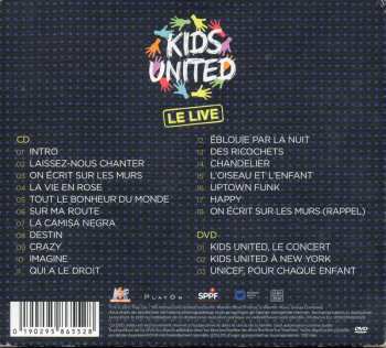 CD/DVD/Dobozkészlet Kids United: Le Live DIGI