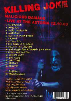 DVD Killing Joke:  Malicious Damage - Live At The Astoria 12.10.03 
