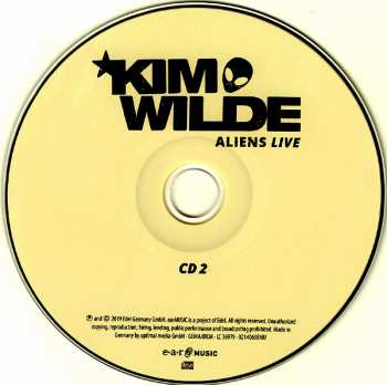 2CD Kim Wilde: Aliens Live
