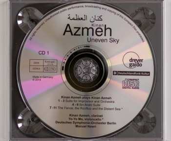 2CD Yo-Yo Ma: كنان العظمة Kinan Azmeh – Uneven Sky