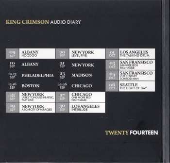 5CD/Dobozkészlet King Crimson: Audio Diary 2014-2018