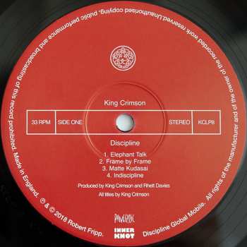 LP King Crimson: Discipline