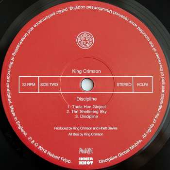 LP King Crimson: Discipline