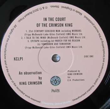 LP King Crimson: In The Court Of The Crimson King (An Observation By King Crimson)