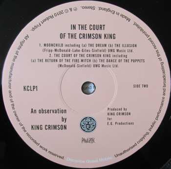 LP King Crimson: In The Court Of The Crimson King (An Observation By King Crimson)