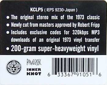 LP King Crimson: Larks' Tongues In Aspic